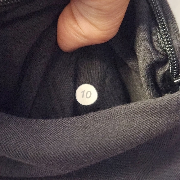 Lululemon Precision Jacket Without Thumb Holes In Black Size 10 - Picture 10 of 13